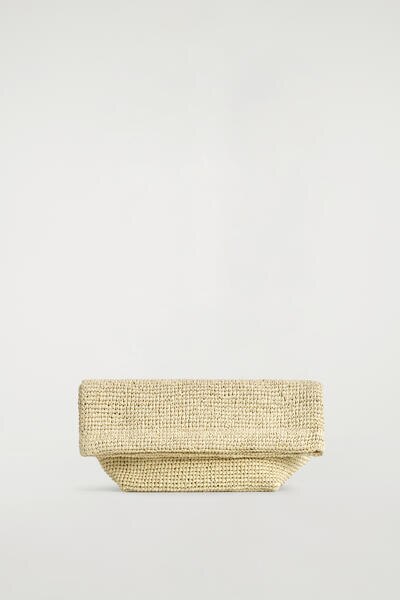 COS 折りたたみクラッチバッグ - ストロー