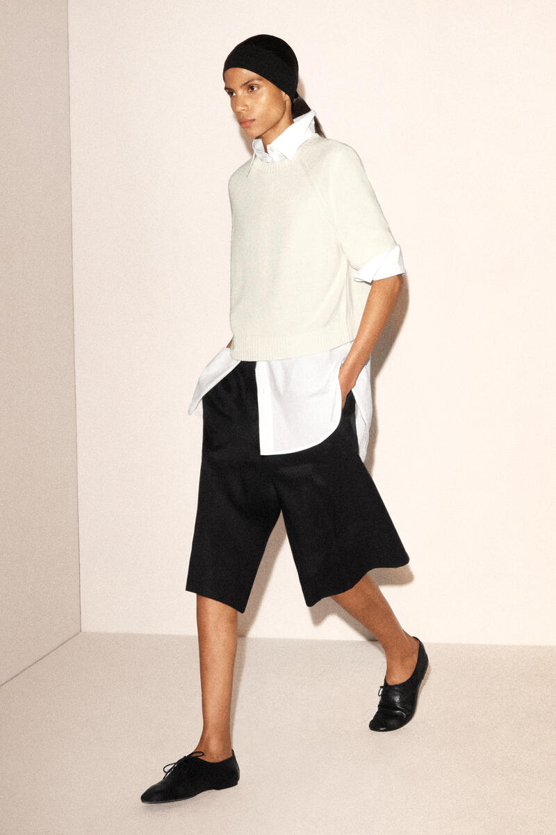 SHRUNKEN KNITTED LINEN T-SHIRT シュリンクニットリネンTシャツ