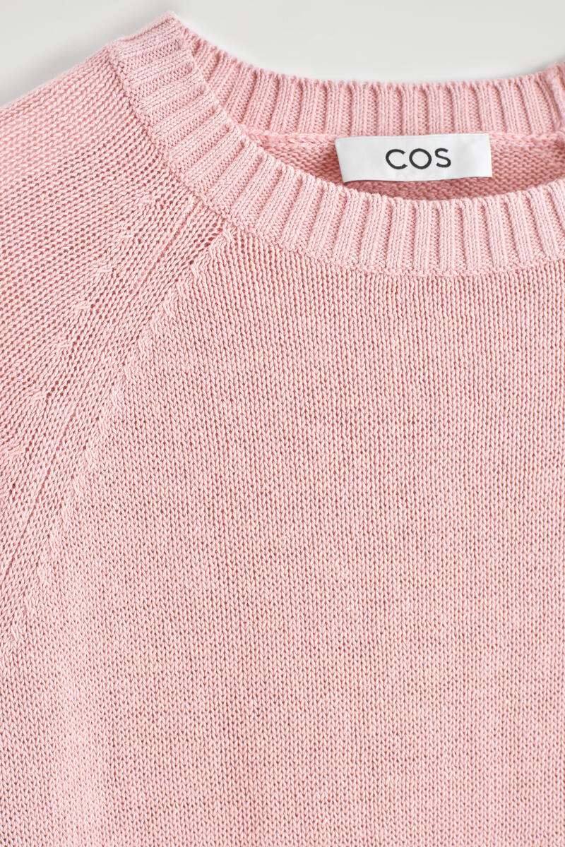 SHRUNKEN KNITTED LINEN T-SHIRT シュリンクニットリネンTシャツ