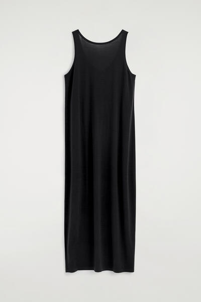 COS ラウンドメリノウール マキシワンピース