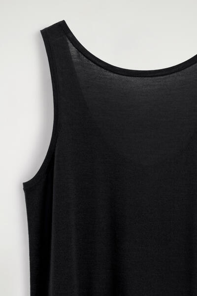 COS ラウンドメリノウール マキシワンピース