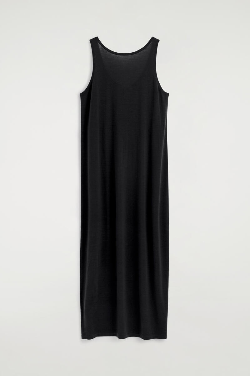 COS ラウンドメリノウール マキシワンピース