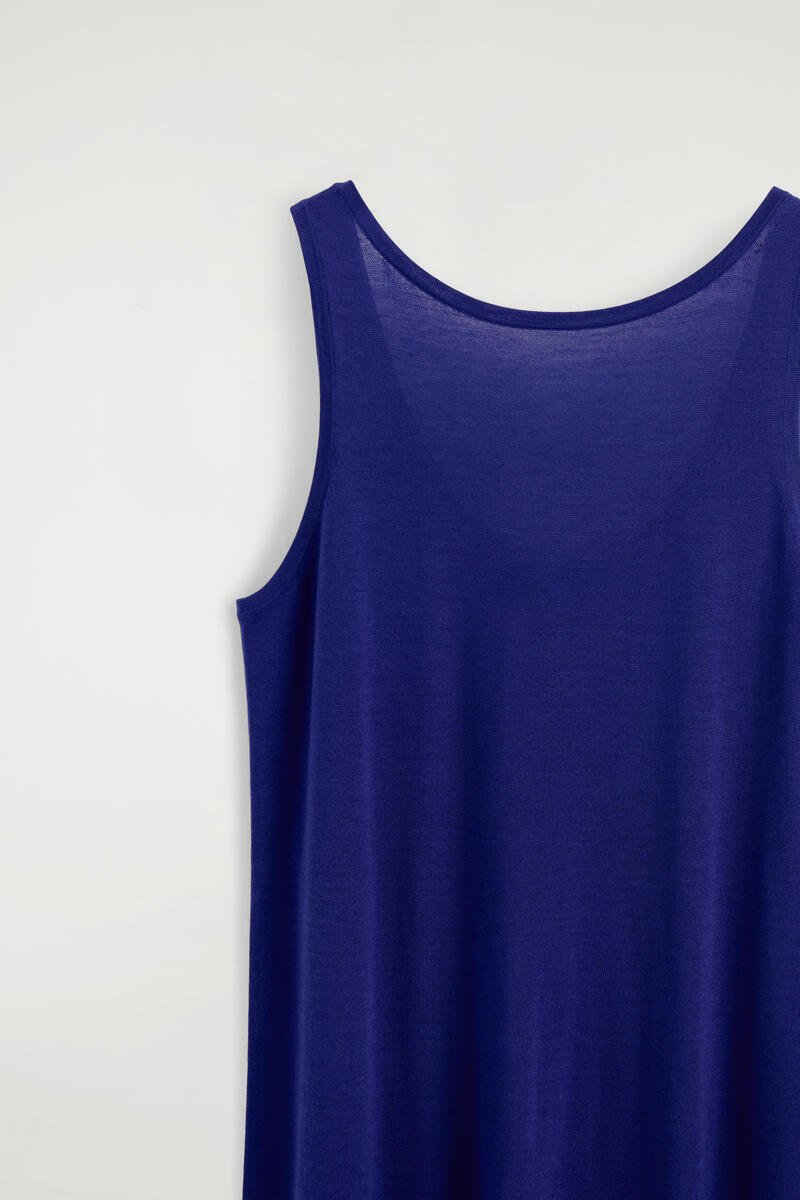 COS ラウンドメリノウール マキシワンピース