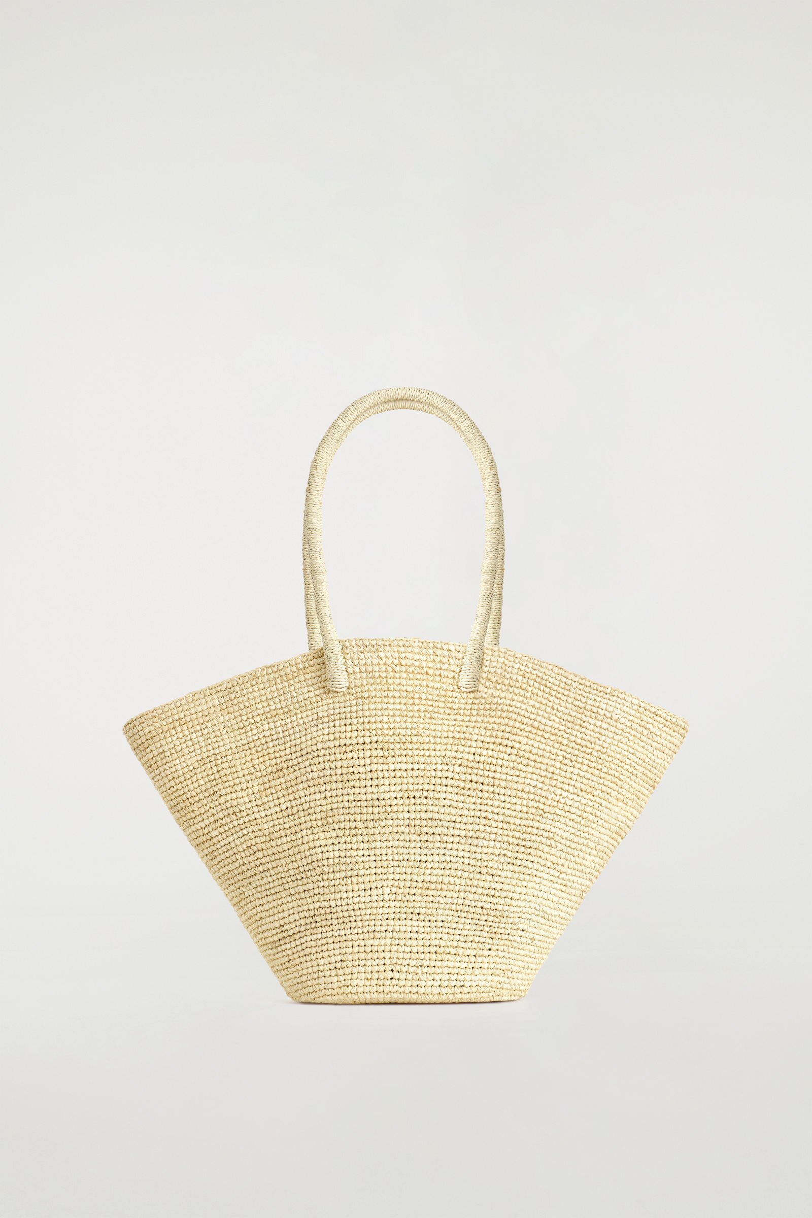 HAND-WOVEN MARKET TOTE - RAFFIA ハンドウーブン マーケットトート
