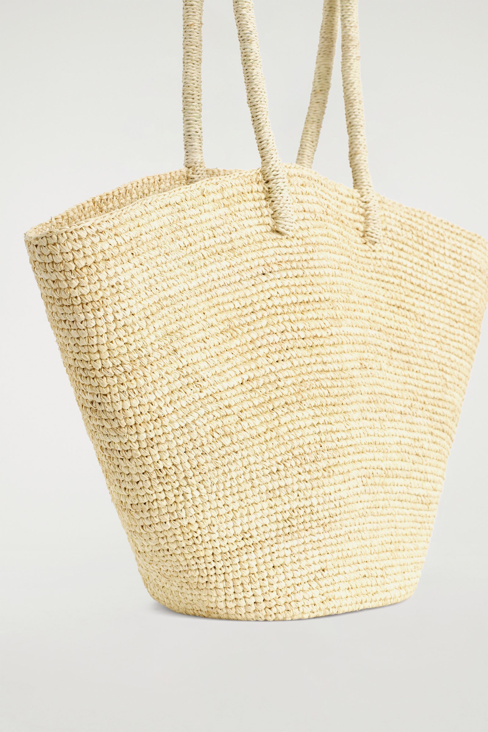 HAND-WOVEN MARKET TOTE - RAFFIA ハンドウーブン マーケットトート