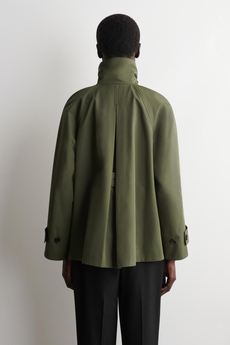 COS Aライン コットンツイルジャケット