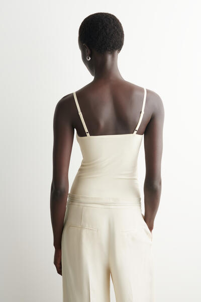 COS インターロックジャージー キャミソール