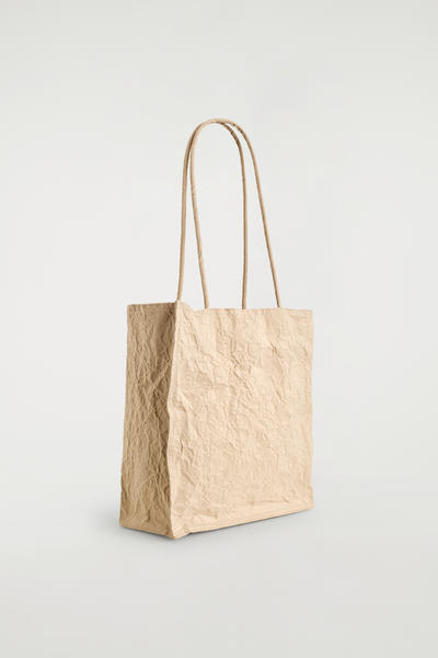 COS シワ加工トートバッグ