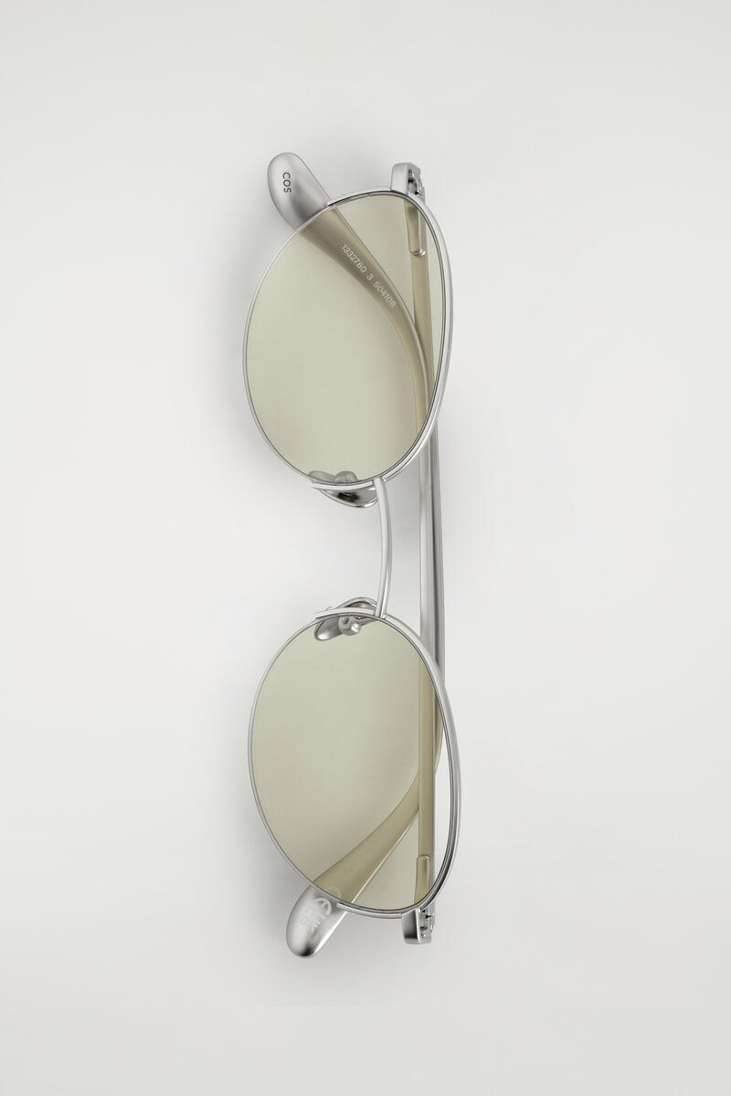 COS ラウンド ワイヤーフレーム サングラス