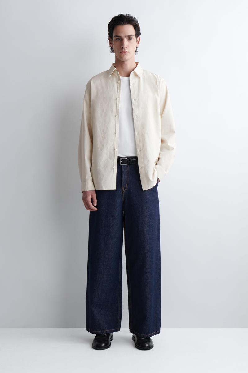 COS ストライプオックスフォードシャツ