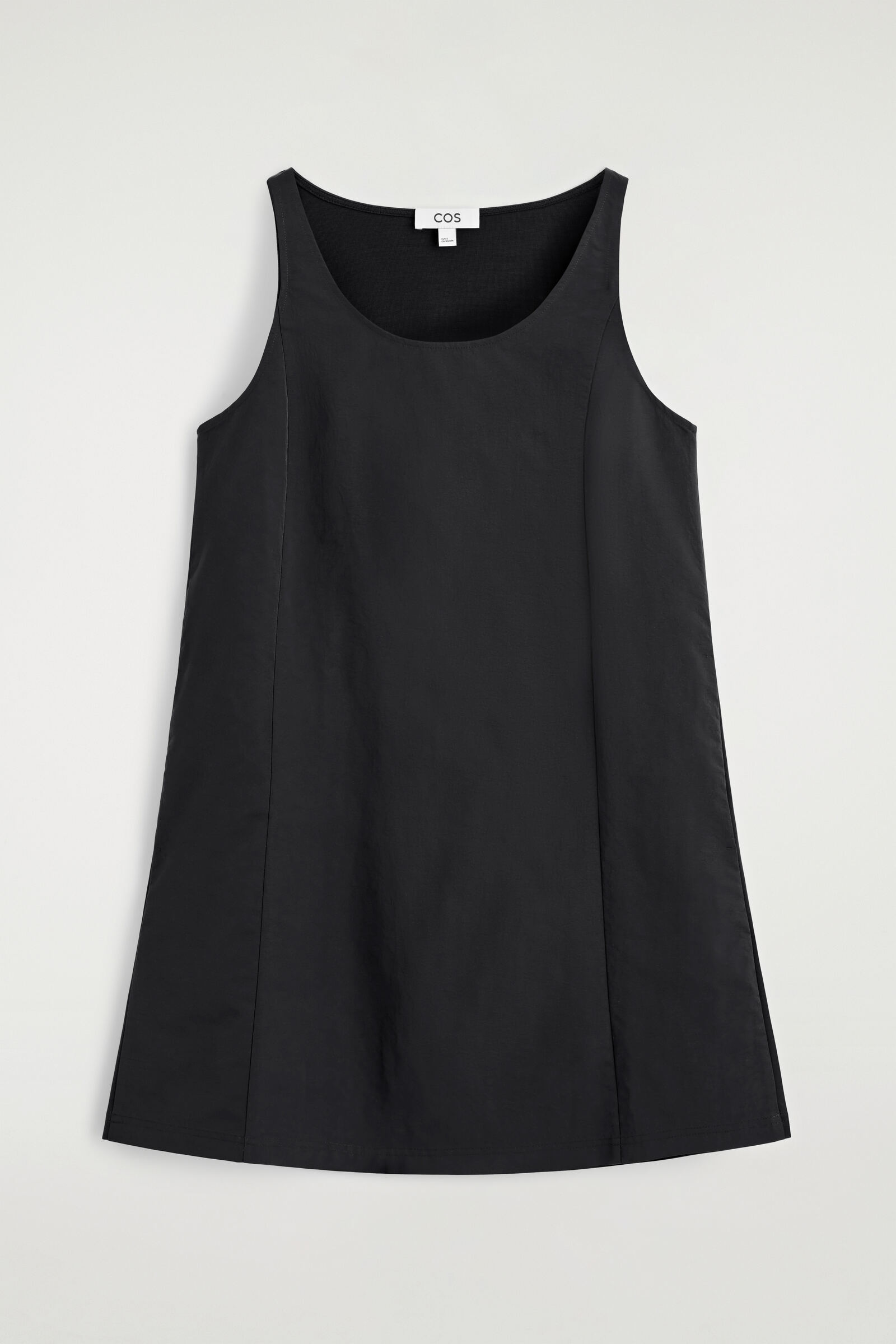 JERSEY-PANELLED NYLON MINI DRESS ジャージーパネル入り ナイロンミニ