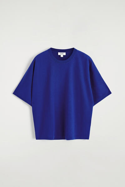 COS メリノウールニットシャツ