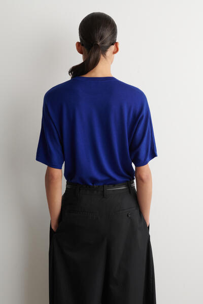 COS メリノウールニットシャツ