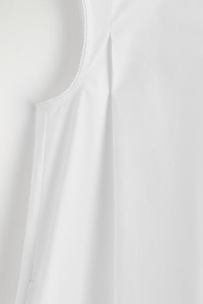 COS ピコットトリムプリーツミニドレス