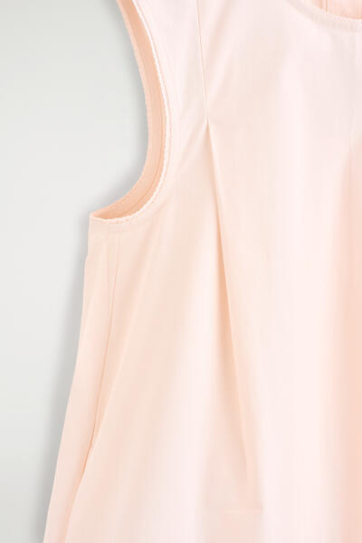 COS ピコットトリムプリーツミニドレス