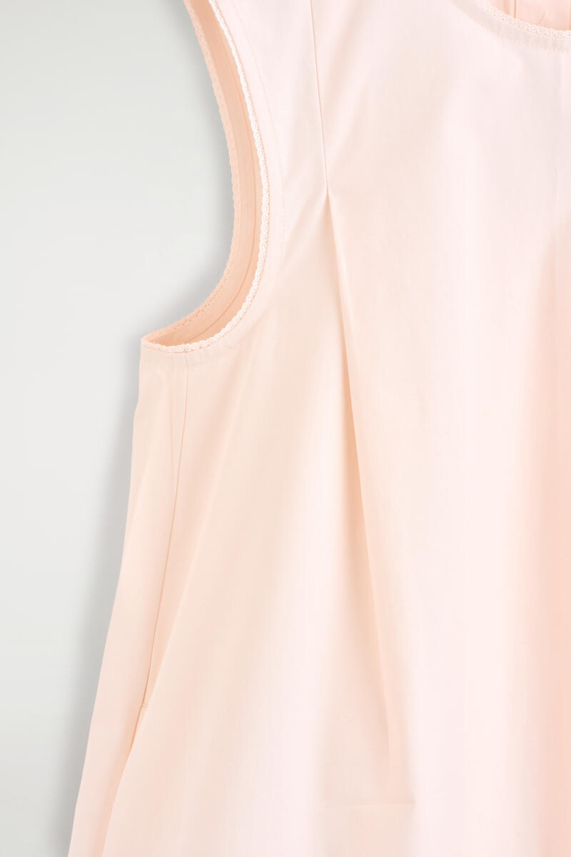 COS ピコットトリムプリーツミニドレス