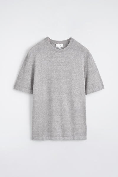COS ニットリネンTシャツ
