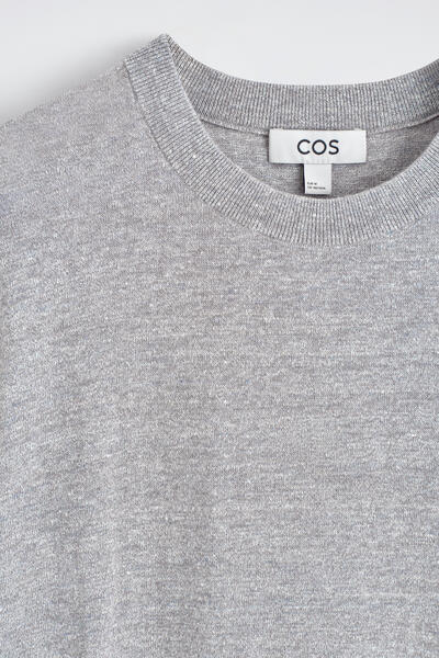 COS ニットリネンTシャツ