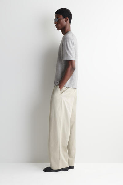 COS ニットリネンTシャツ