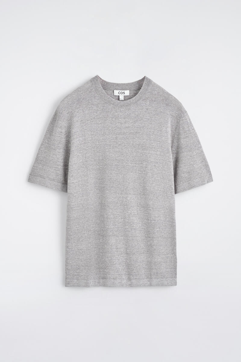 COS ニットリネンTシャツ