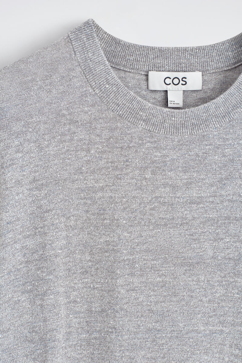 COS ニットリネンTシャツ