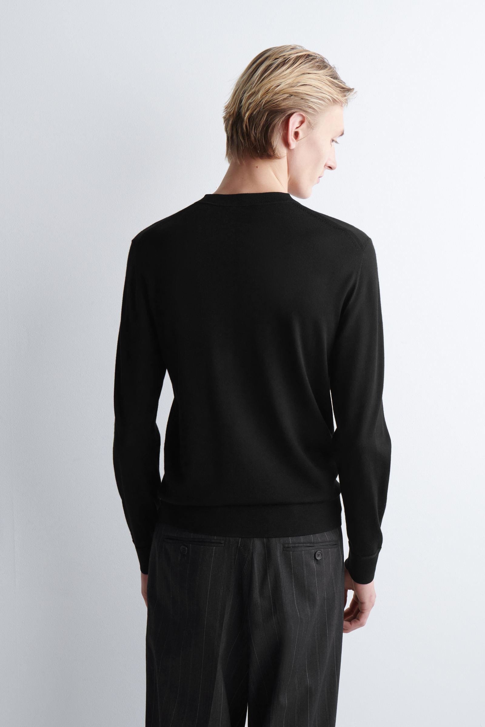 SLIM MERINO WOOL HENLEY T-SHIRT スリムメリノウールヘンリートップ