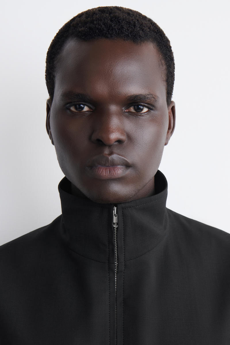 COS テーラード ファネルネック ウールベスト