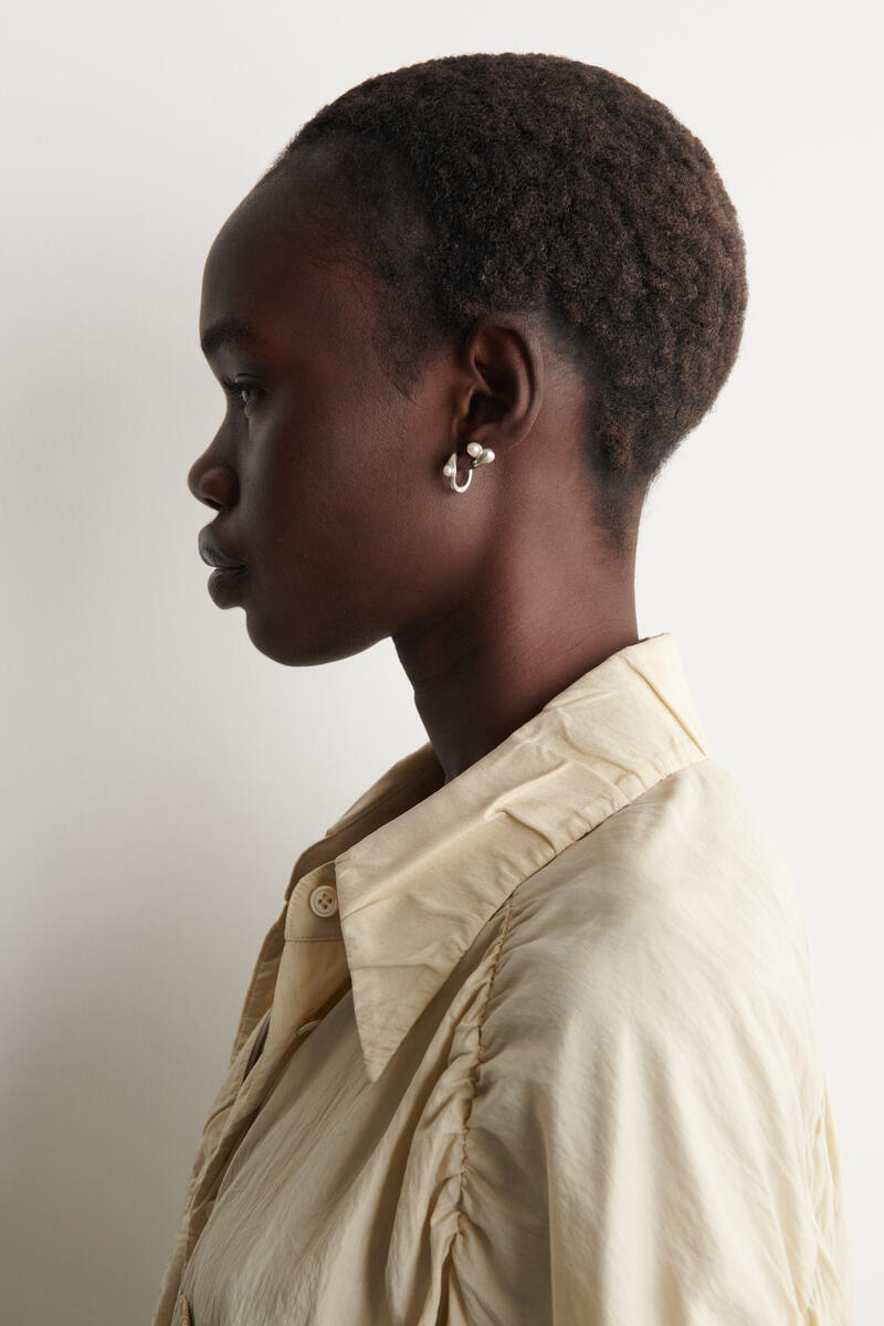 COS 3パック ミスマッチ ティアドロップイヤリング