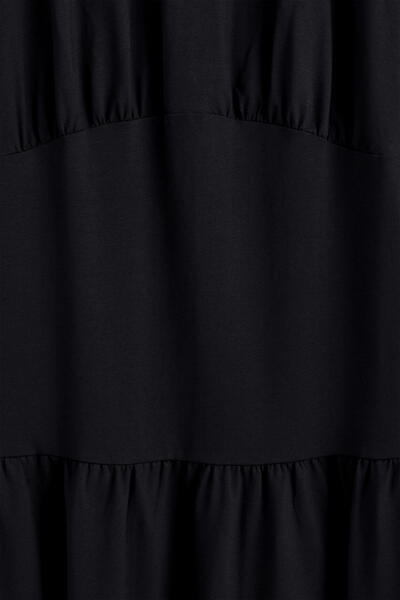 COS ウエストシェイプ  コットンミディドレス