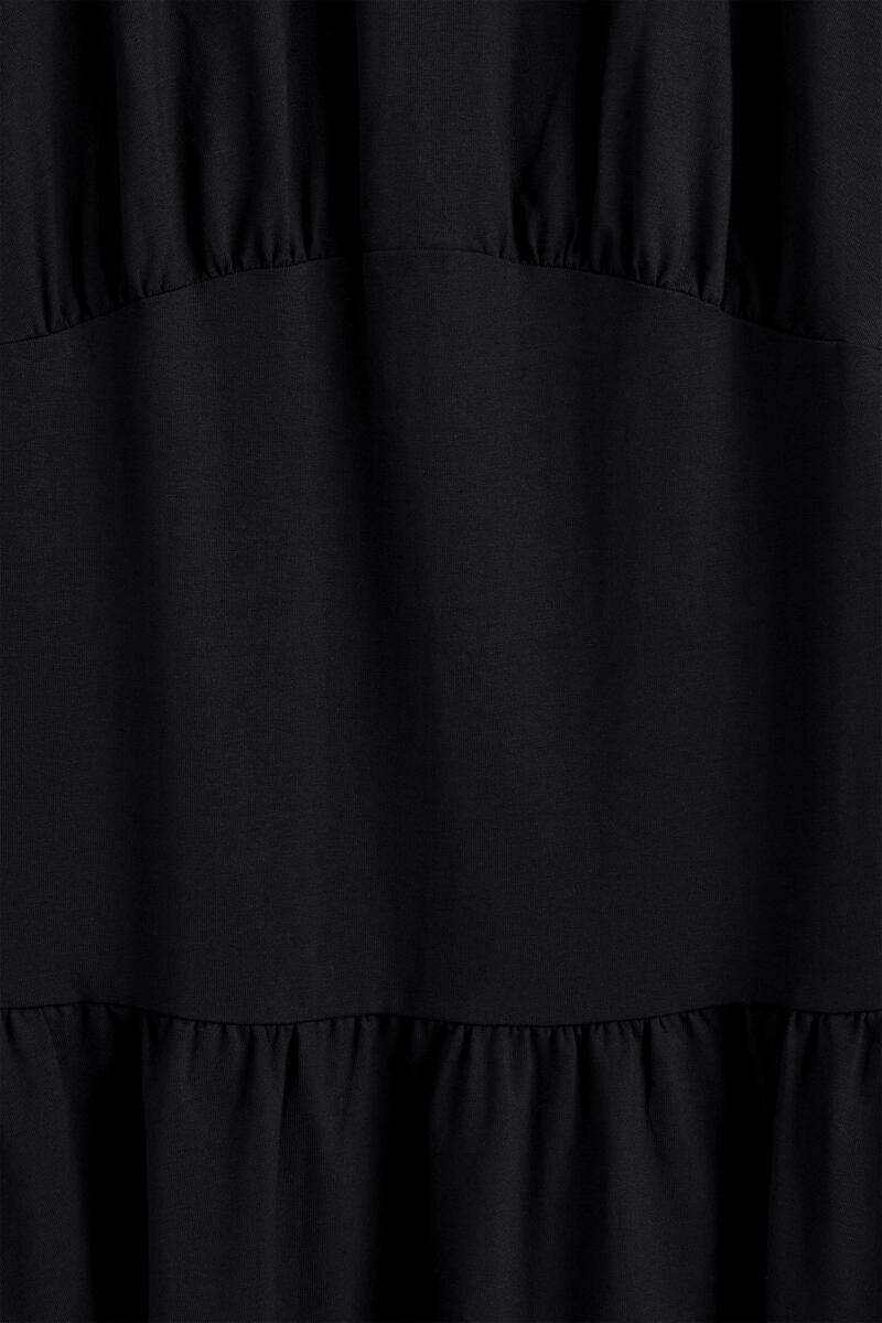 COS ウエストシェイプ  コットンミディドレス