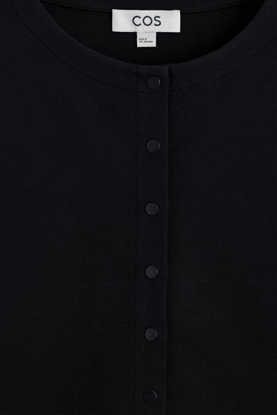 COS ミニマルジャージーカーディガン