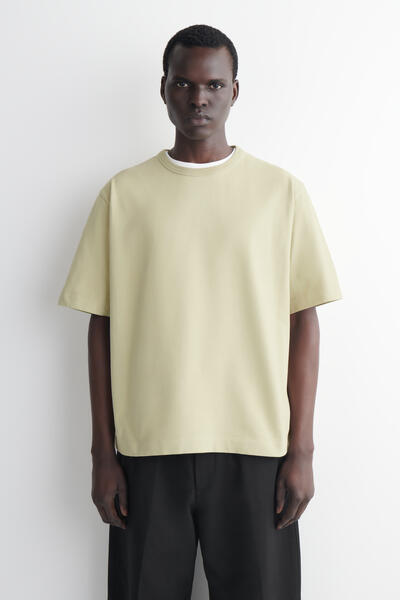 RELAXED GARMENT-WASHED COTTON T-SHIRT