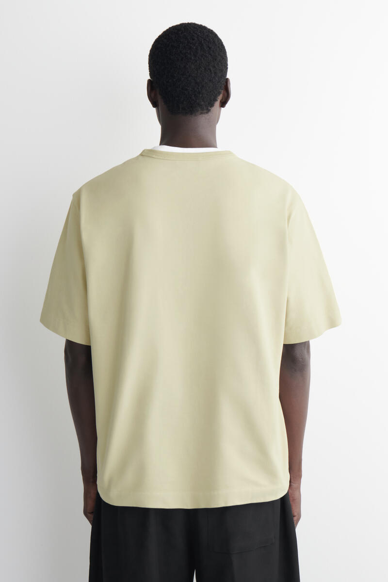 COS リラックス ウォッシュド コットンTシャツ