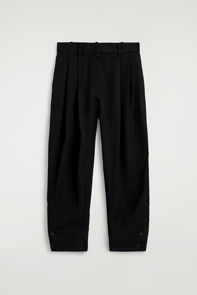 COS プリーツ ツイル バルーンパンツ