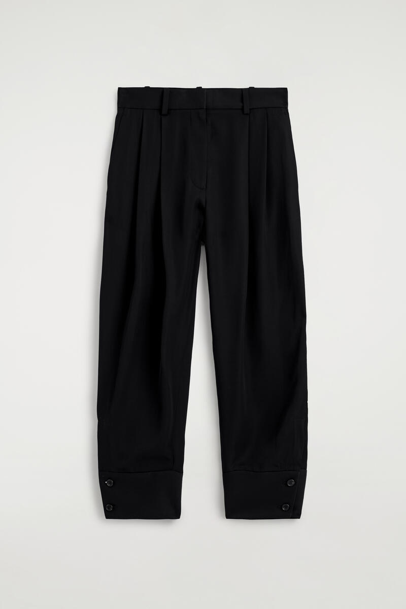 COS プリーツ ツイル バルーンパンツ