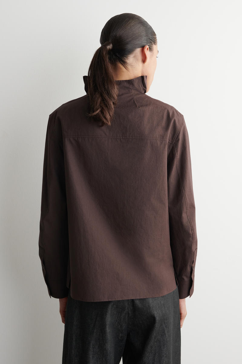 COS ピンタック コットン ブラウス