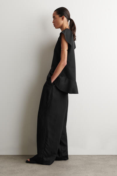 COS フレア キャップスリーブトップ