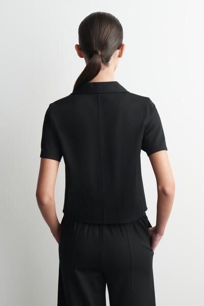 COS ツイルジャージー 半袖ブレザー