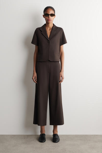 COS ツイルジャージー 半袖ブレザー