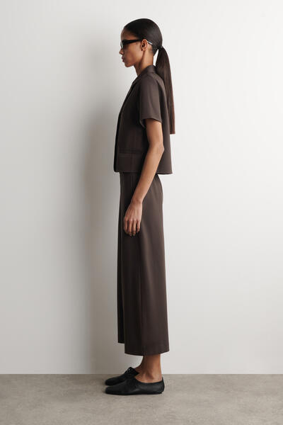 COS ツイルジャージー 半袖ブレザー