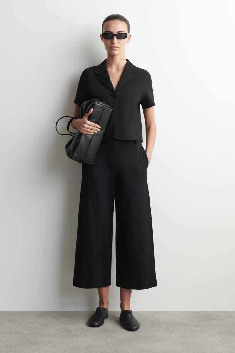 COS ツイルジャージー 半袖ブレザー