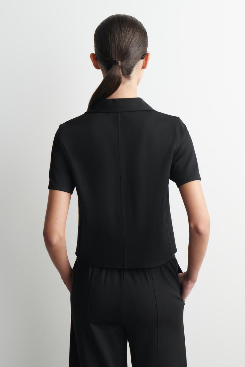 COS ツイルジャージー 半袖ブレザー