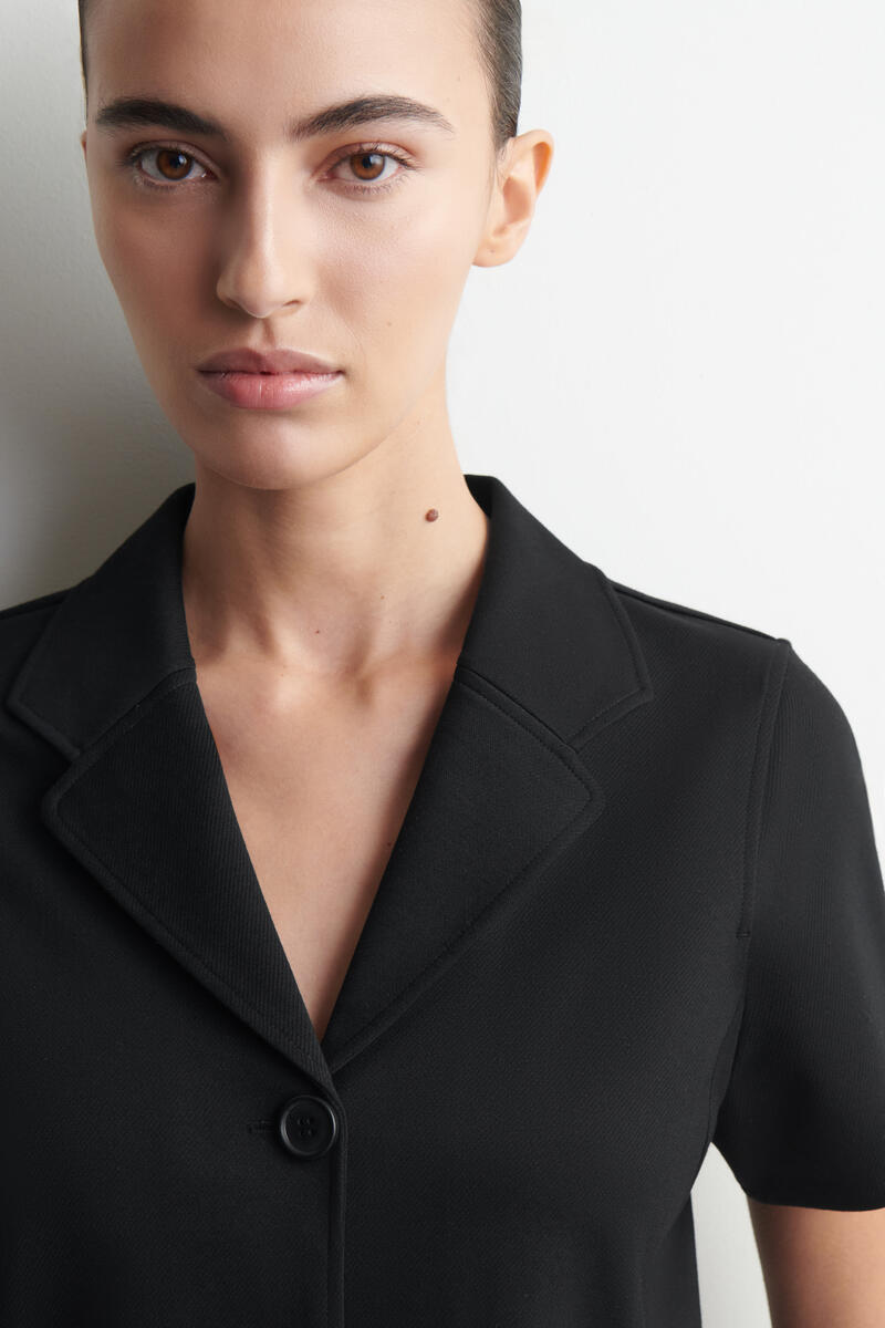 COS ツイルジャージー 半袖ブレザー