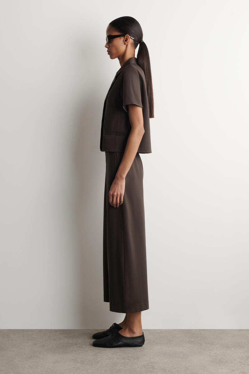 COS ツイルジャージー 半袖ブレザー