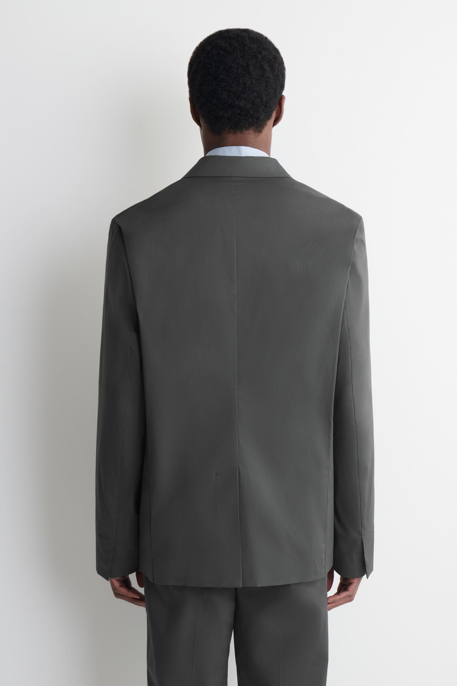 UNSTRUCTURED SLIM COTTON BLAZER アンストラクチャード スリム