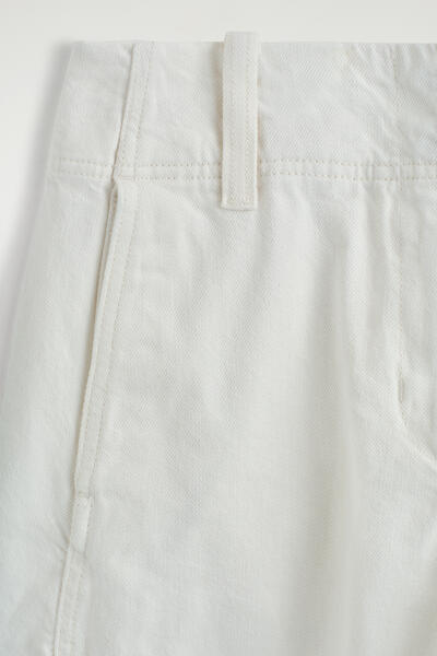 COS デニムバレルレッグパンツ