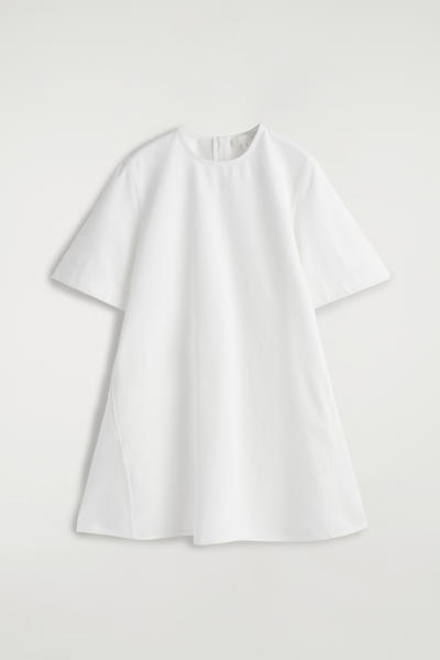 COS フレアデニムミニワンピース