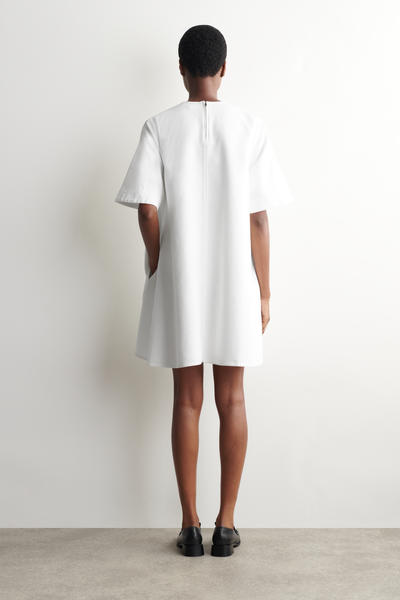 COS フレアデニムミニワンピース