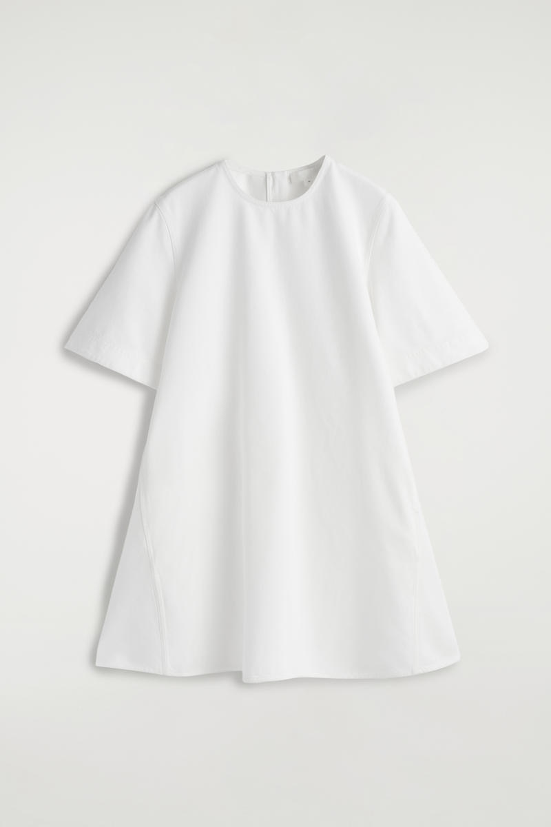 COS フレアデニムミニワンピース