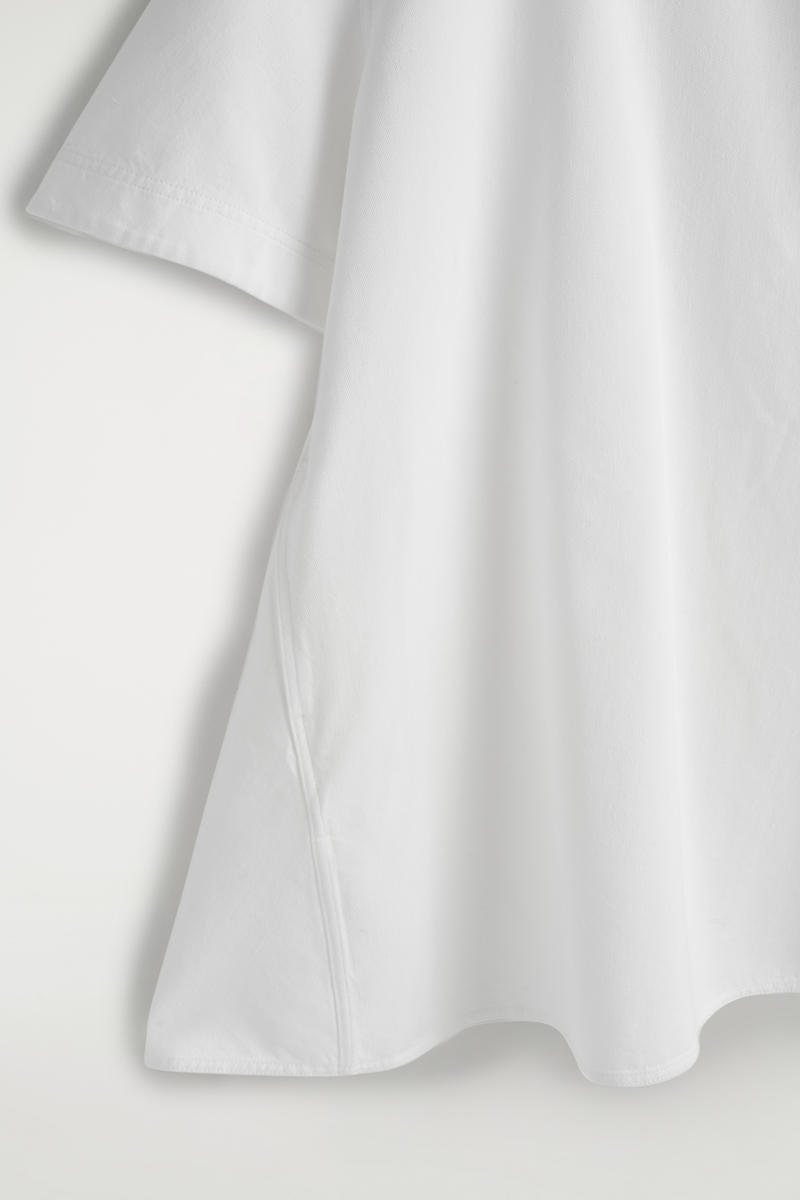 COS フレアデニムミニワンピース